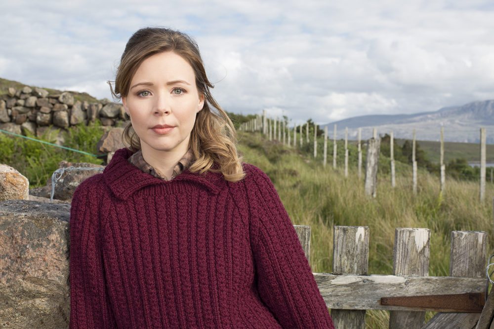 Point Arena patterncard kit by Alice Starmore in Bainin pure British wool hand knitting yarn