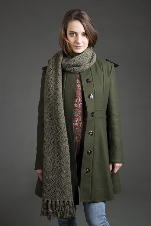 Seaweed patterncard kit by Alice Starmore in Hebridean 2 Ply pure British wool hand knitting yarn