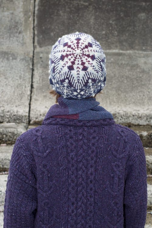 St Agnes Eve patterncard kit by Alice Starmore in Hebridean 2 Ply pure British wool hand knitting yarn