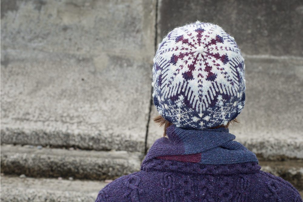 St Agnes Eve patterncard kit by Alice Starmore in Hebridean 2 Ply pure British wool hand knitting yarn