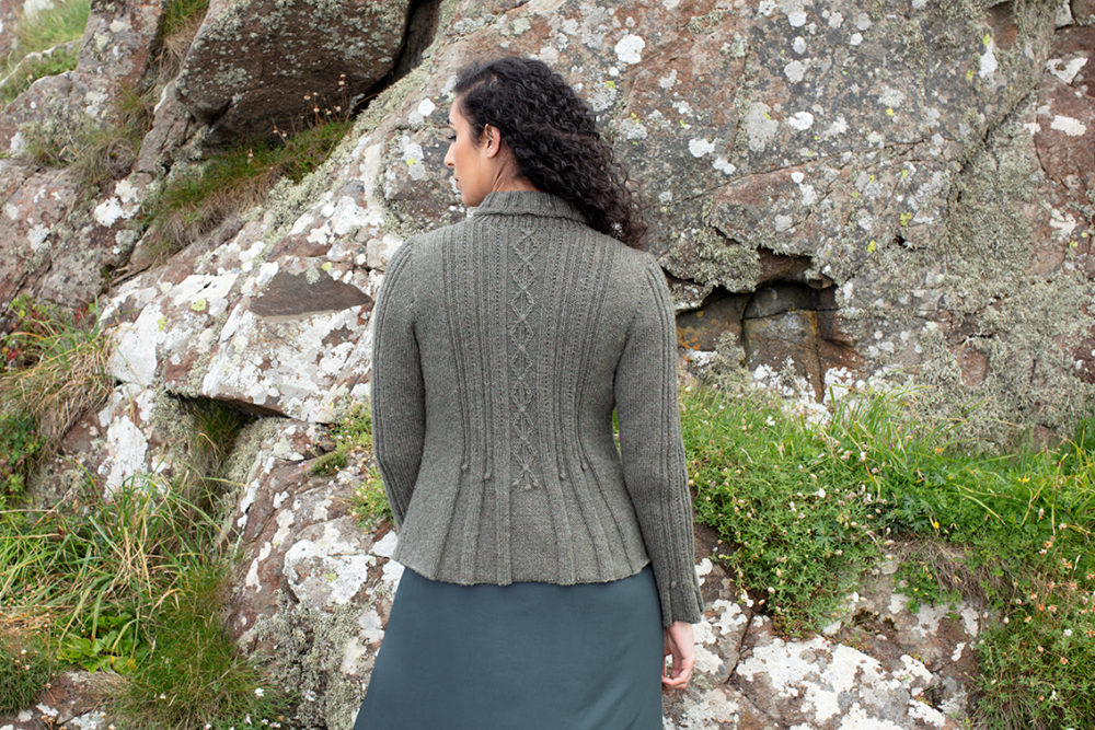 Strathspey patterncard kit design by Alice Starmore in Hebridean 3 Ply yarn