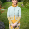 Traigh patterncard knitwear design by Jade Starmore in pure wool Hebridean 2 Ply hand knitting yarn