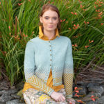 Traigh patterncard knitwear design by Jade Starmore in pure wool Hebridean 2 Ply hand knitting yarn