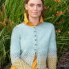 Traigh patterncard knitwear design by Jade Starmore in pure wool Hebridean 2 Ply hand knitting yarn