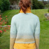 Traigh patterncard knitwear design by Jade Starmore in pure wool Hebridean 2 Ply hand knitting yarn