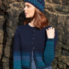 Traigh patterncard knitwear design by Jade Starmore in pure wool Hebridean 2 Ply hand knitting yarn