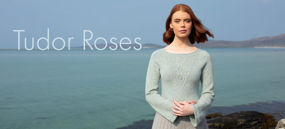 Elizabeth I hand knitwear design by Alice Starmore from the book Tudor Roses
