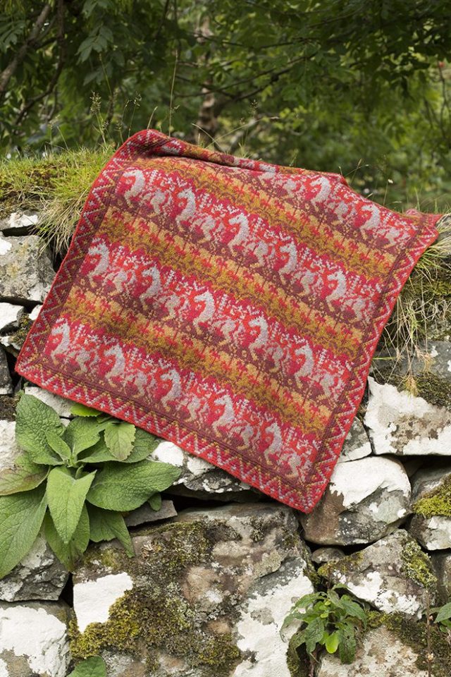 Widdicombe Fair patterncard kit by Jade Starmore in Hebridean 2 Ply pure British wool hand knitting yarn