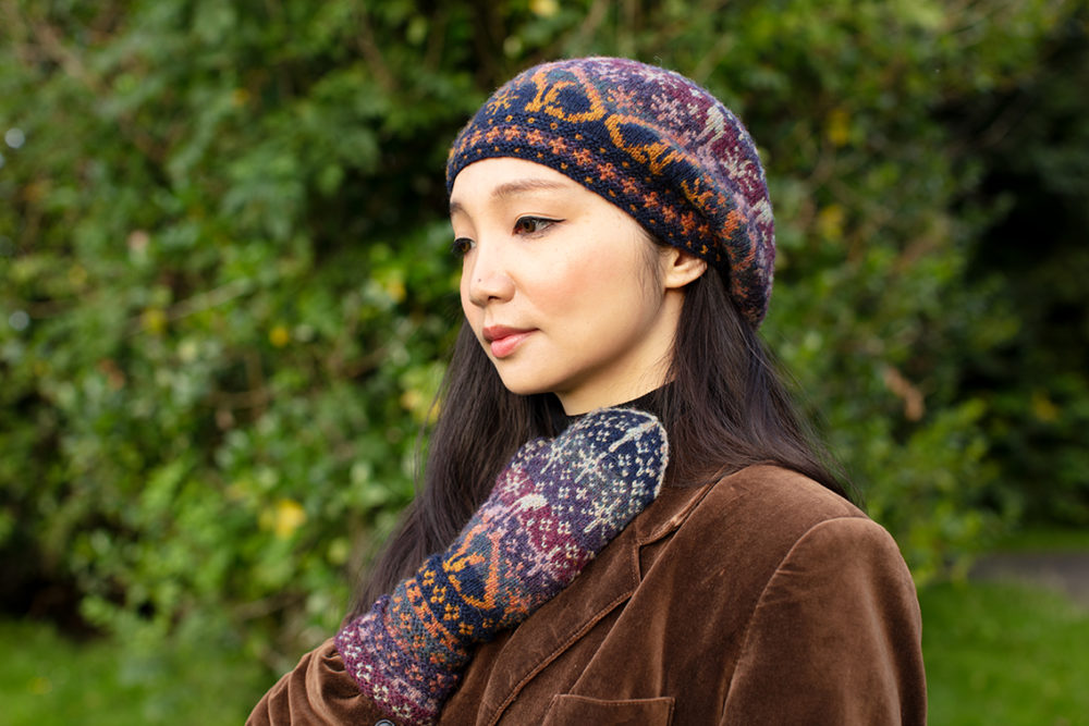 Witch Hare patterncard kit design by Alice & Jade Starmore in Hebridean 2 Ply yarn