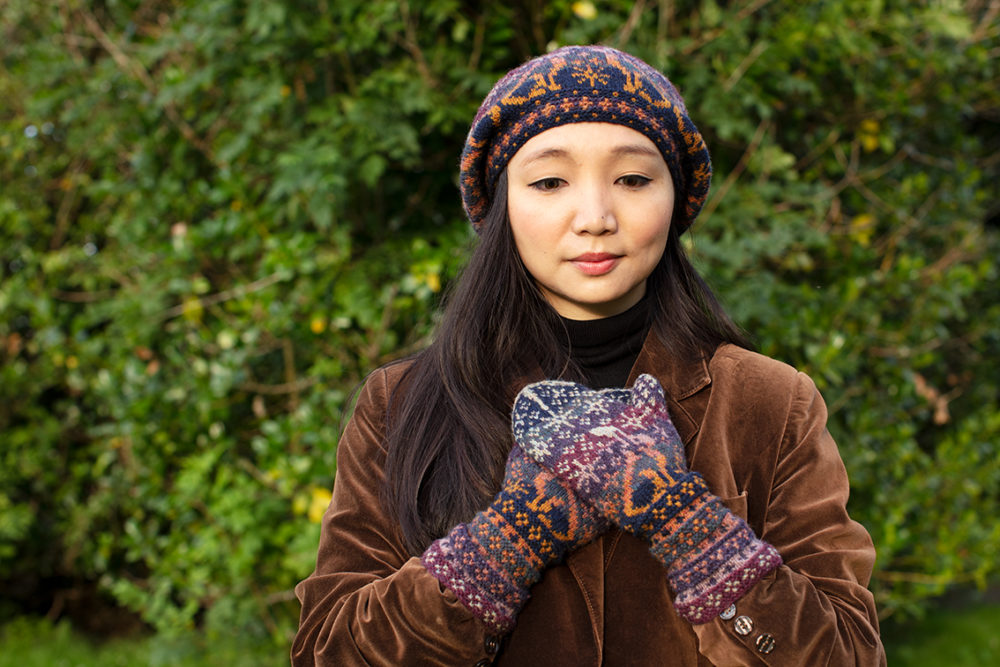 Witch Hare patterncard kit design by Alice & Jade Starmore in Hebridean 2 Ply yarn