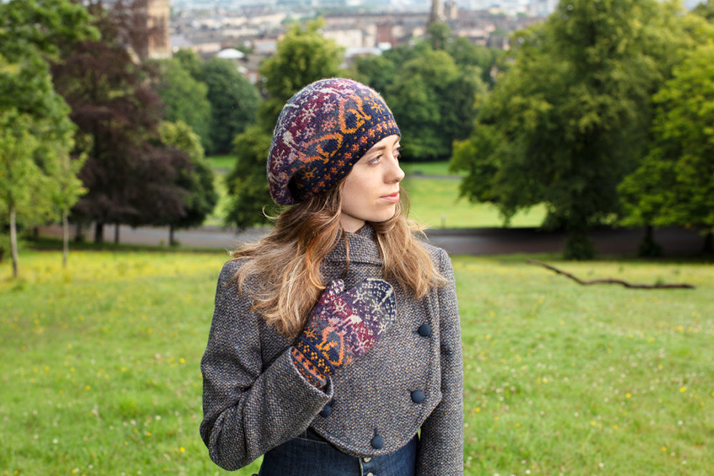 Witch Hare patterncard kit design by Alice & Jade Starmore in Hebridean 2 Ply yarn