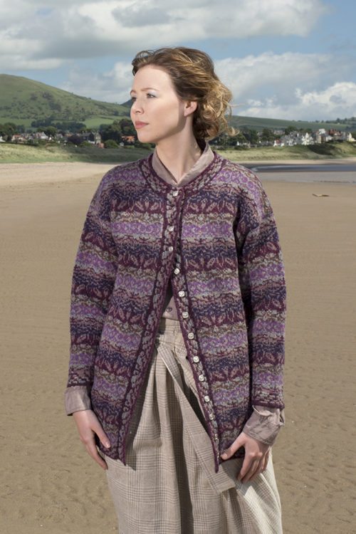 Zauberflote patterncard kit by Jade Starmore in Hebridean 2 Ply pure British wool hand knitting yarn