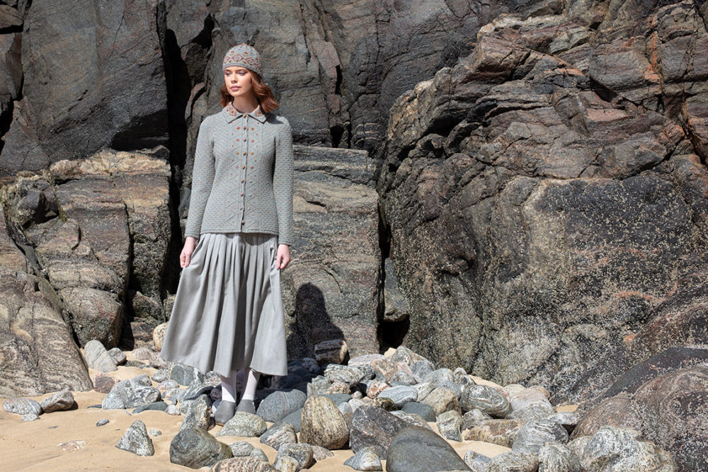 Mountain Hare Jacket & Hat hand knitwear designs from the book Glamourie by Alice Starmore