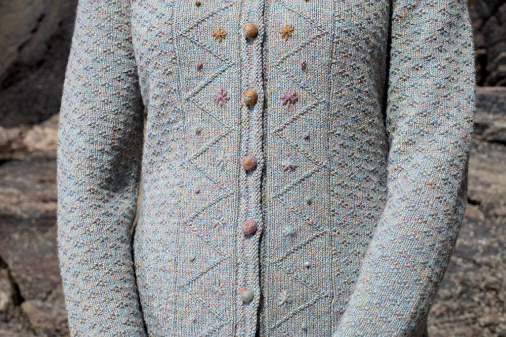 Mountain Hare Jacket & Hat hand knitwear designs from the book Glamourie by Alice Starmore