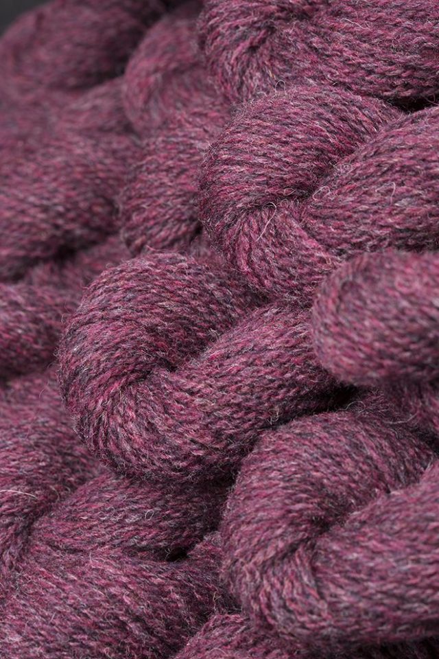 Alice Starmore Hebridean 2 Ply pure new British wool hand knitting Yarn in Erica colour