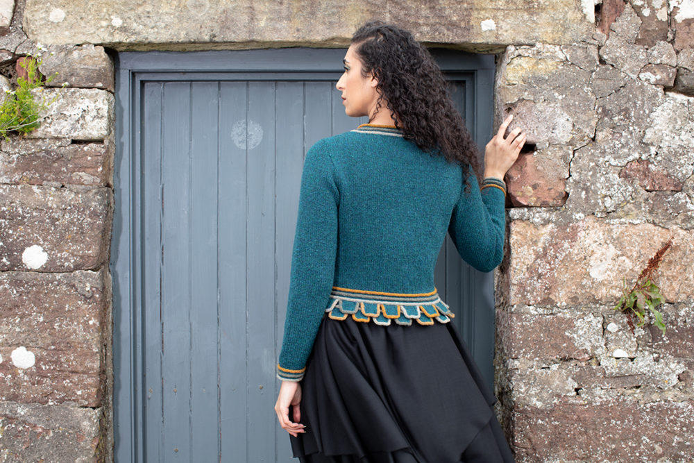 Mol Eire patterncard kit design by Jade Starmore in Hebridean yarn