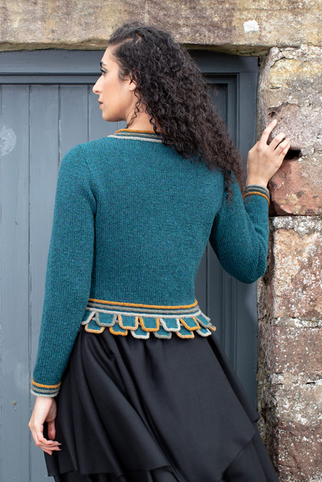 Mol Eire patterncard kit design by Jade Starmore in Hebridean yarn