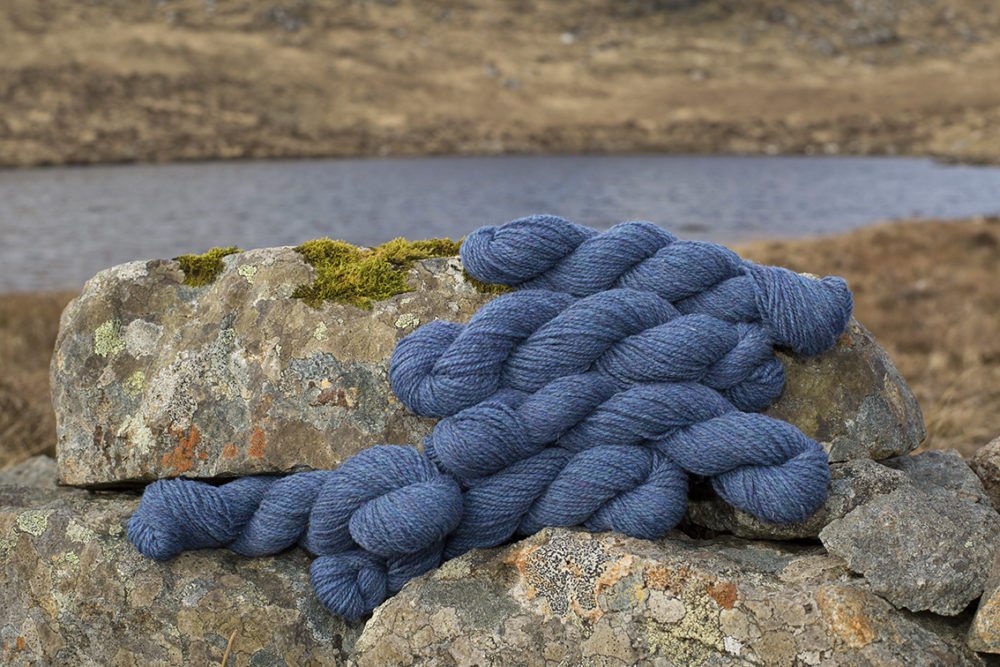 Alice Starmore Hebridean 2 Ply pure new British wool hand knitting Yarn in Shearwater colour