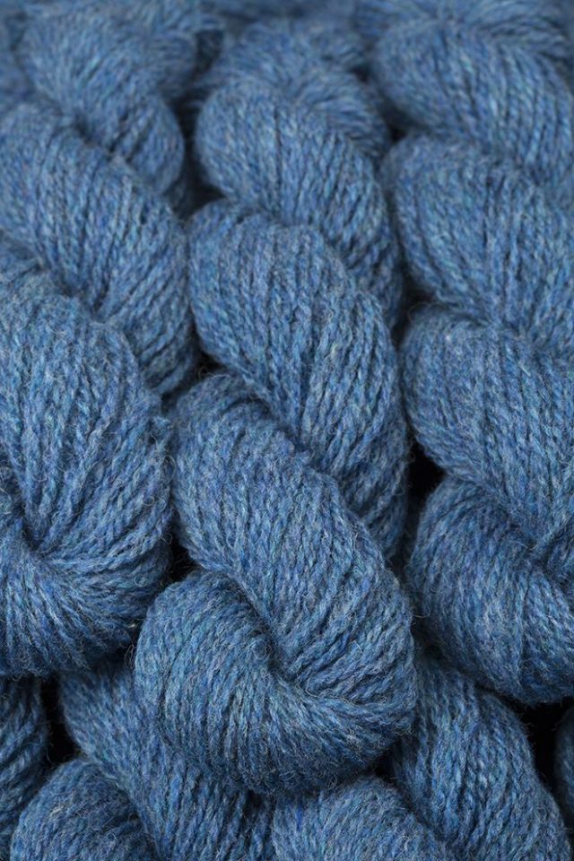 Alice Starmore Hebridean 2 Ply pure new British wool hand knitting Yarn in Summer Tide colour