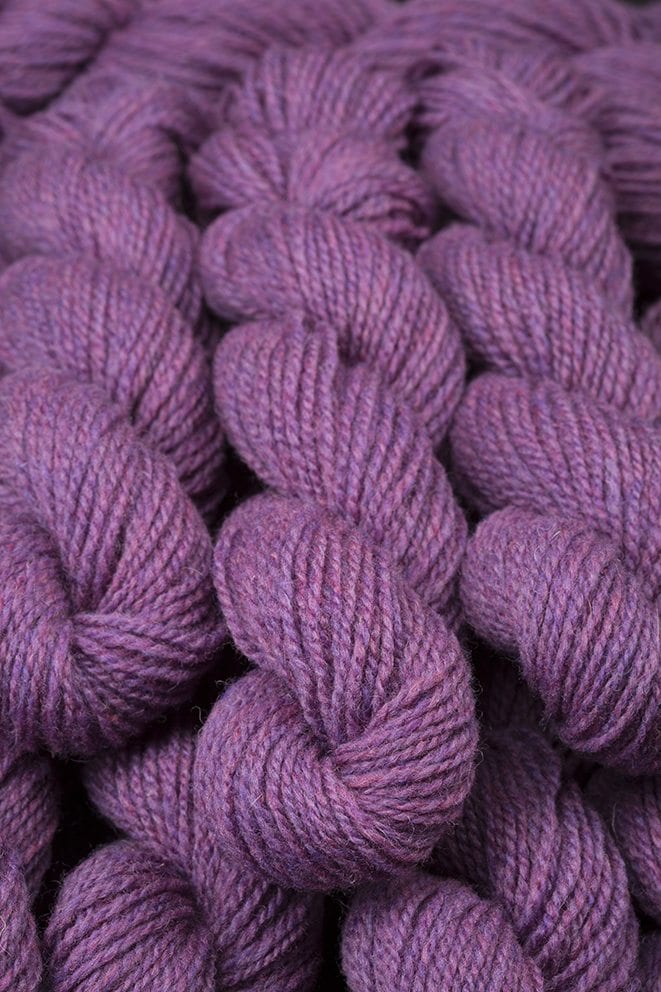 Alice Starmore Hebridean 2 Ply pure new British wool hand knitting Yarn in Wild Orchid colour