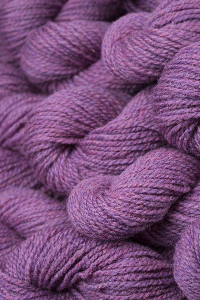 Alice Starmore Hebridean 2 Ply pure new British wool hand knitting Yarn in Wild Orchid colour