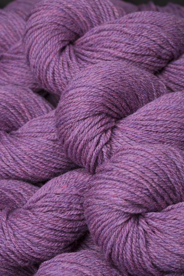 Alice Starmore Hebridean 3 Ply pure new British wool hand knitting Yarn in Wild Orchid colour