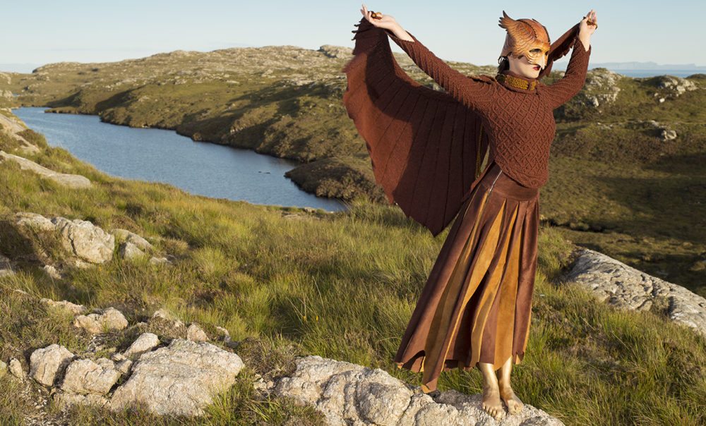 The Eagle costume from the book Glamourie by Alice Starmore