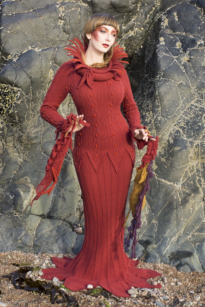 The Sea Anemone costume from the book Glamourie by Alice Starmore