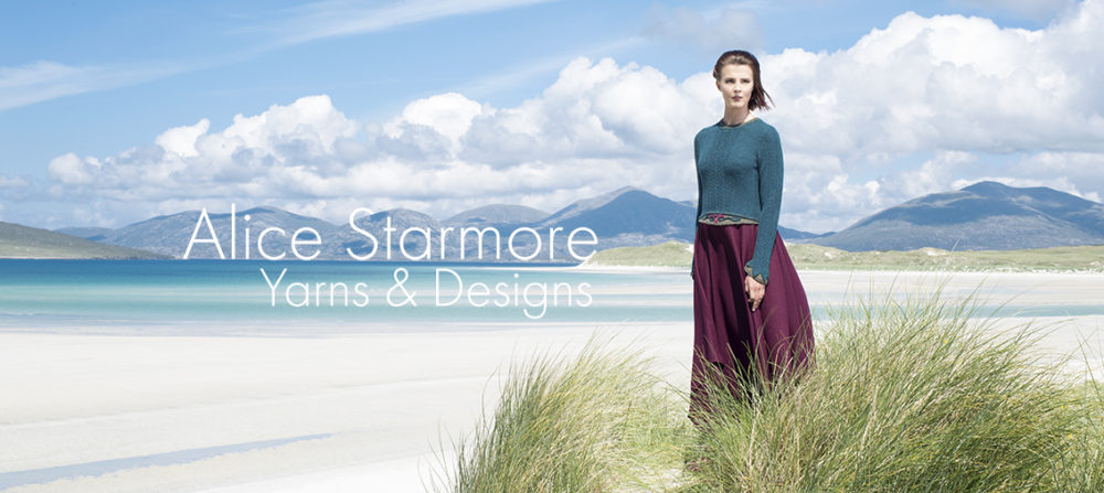 Lapwing hand knitwear design from the book Glamourie by Alice Starmore