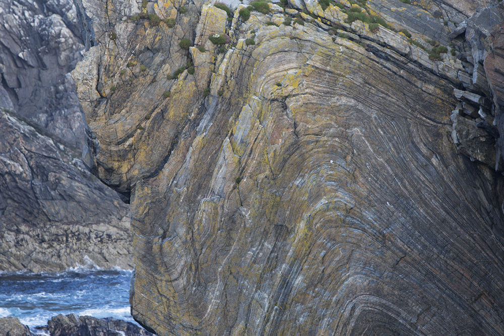 Detail of a Lewis cliff