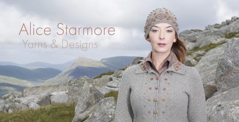 Mountain Hare hand knitwear design from Glamourie by Alice Starmore