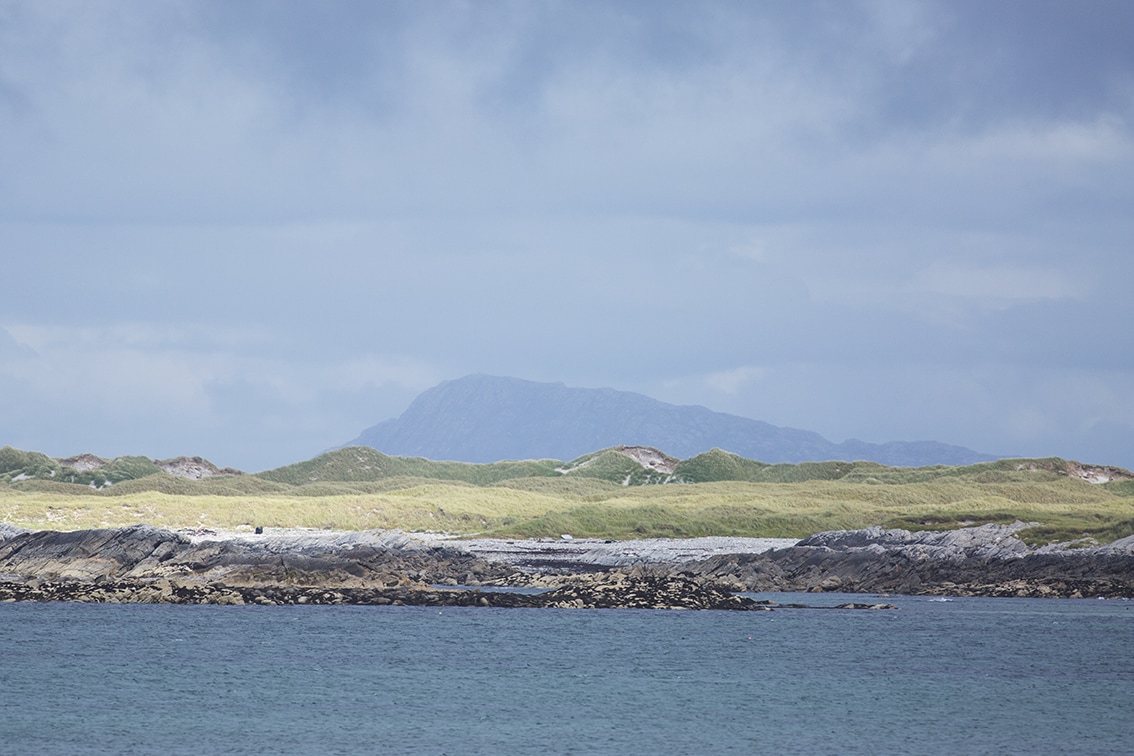 Hebridean landscape from on board the Cuma – Virtual Yarns