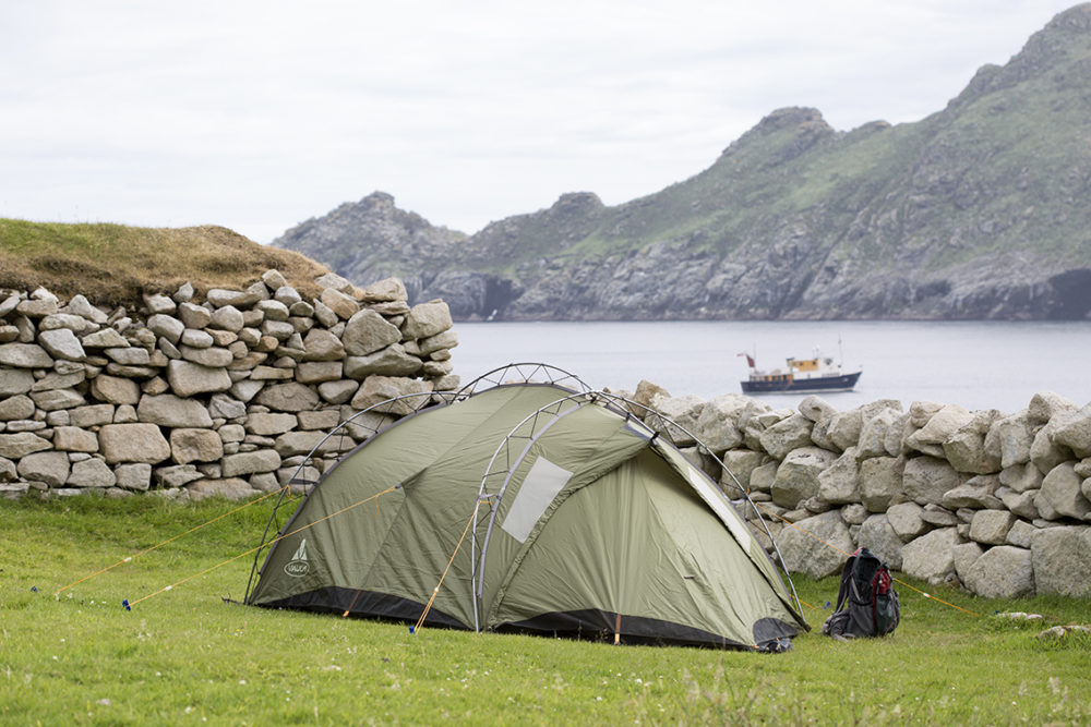 Camping on St Kilda