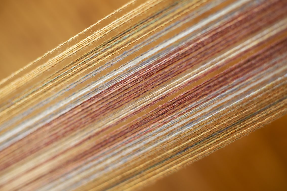 Hebridean Yarn on the loom