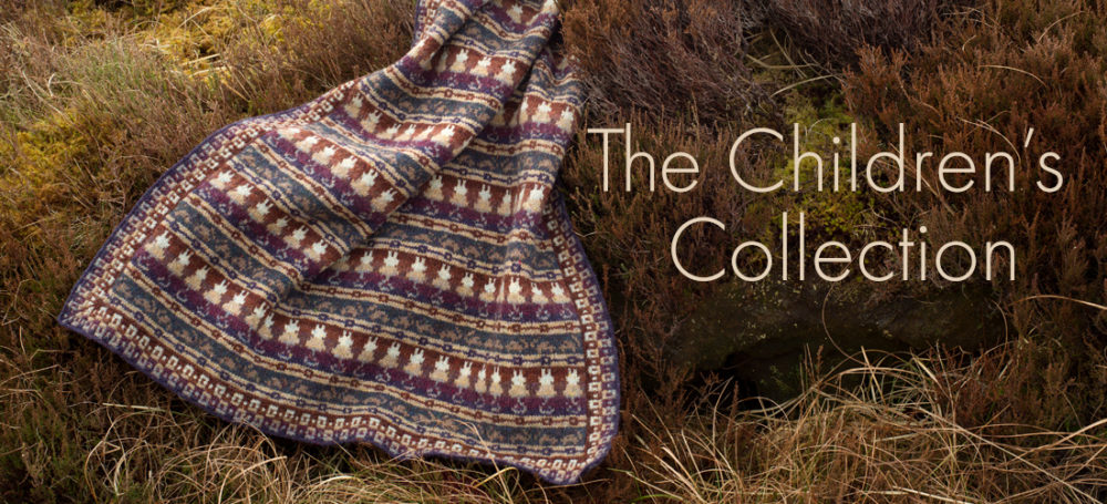 Cats & Mice Blanket hand knitwear design from the book The Children's Collection by Alice & Jade Starmore