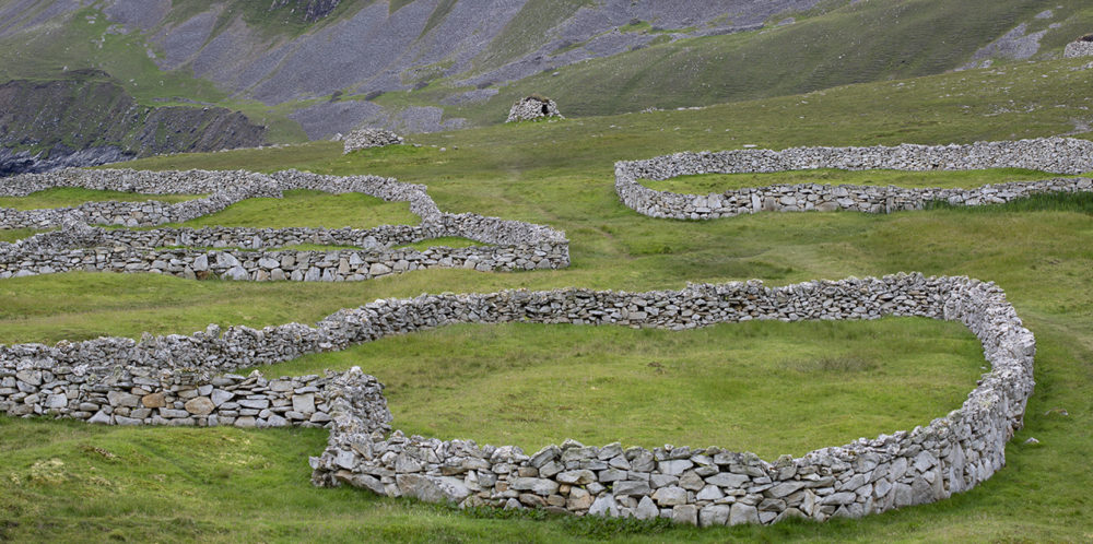 The village enclosures on St Kilda