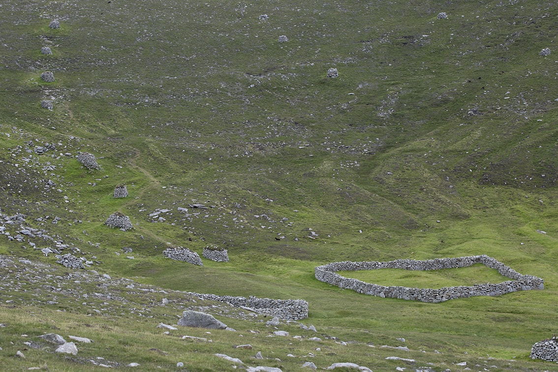 The village enclosures on St Kilda