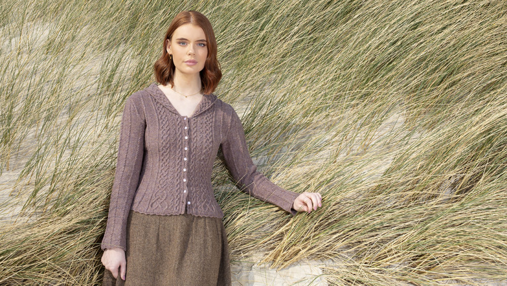 Eala Bhan hand knitwear design from the book Aran Knitting by Alice Starmore