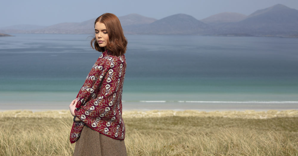 Lady Mary hand knitwear design by Jade Starmore from the book Tudor Roses