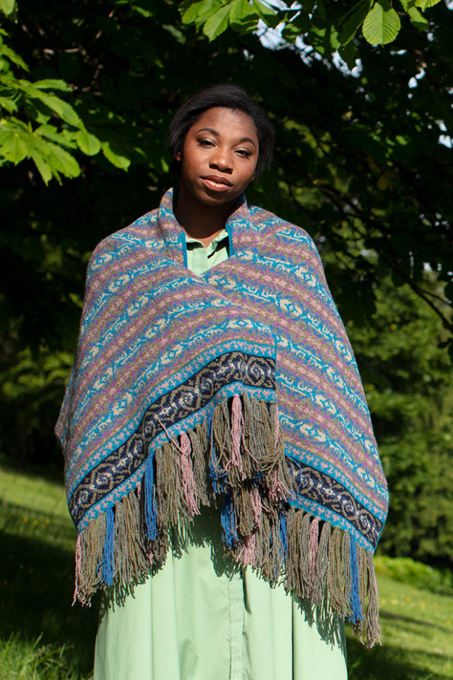 Arabesque hand knitwear design by Jade Starmore from the book A Collector's Item
