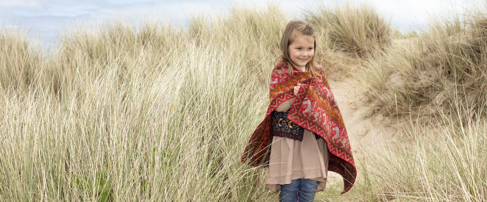 Widdicombe Fair patterncard knitwear design by Jade Starmore in pure wool Hebridean 2 Ply hand knitting yarn
