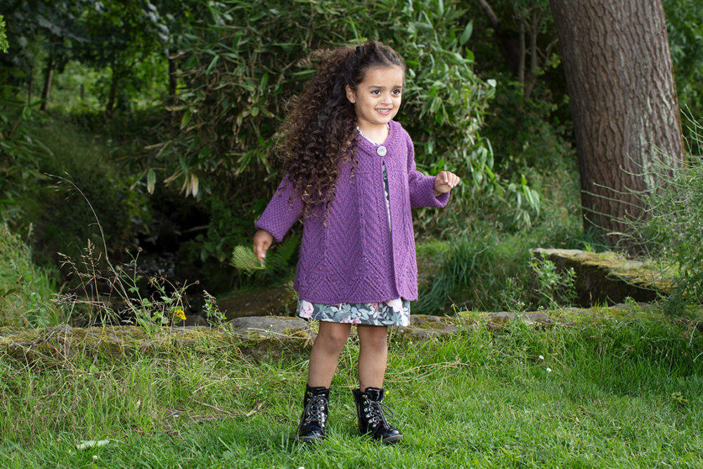 Secret Garden hand knitwear design from the book The Children's Collection by Alice Starmore