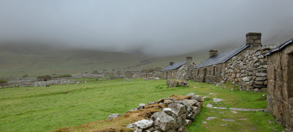 St Kilda Village in the mist