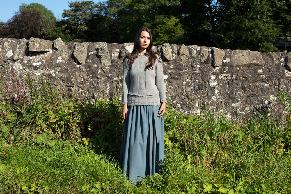 Margaret Beaufort hand knitwear design by Alice Starmore from the book Tudor Roses