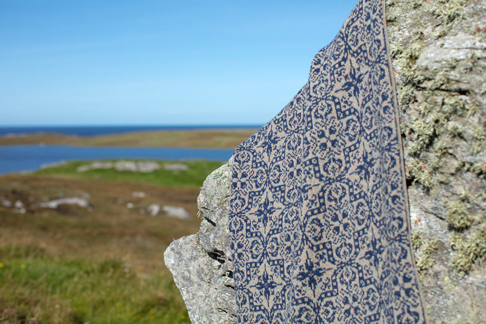 Persian Tiles hand knitwear design from the book A Collector's Item by Jade Starmore