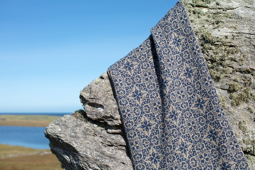 Persian Tiles hand knitwear design from the book A Collector's Item by Jade Starmore