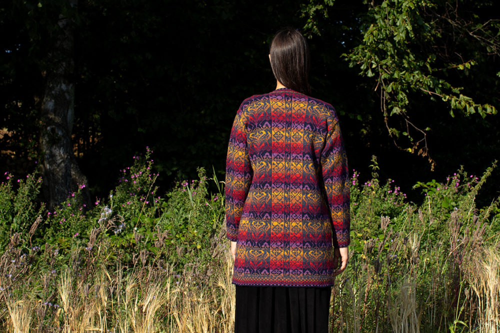 Katherine Of Aragon hand knitwear design from the book Tudor Roses by Alice Starmore