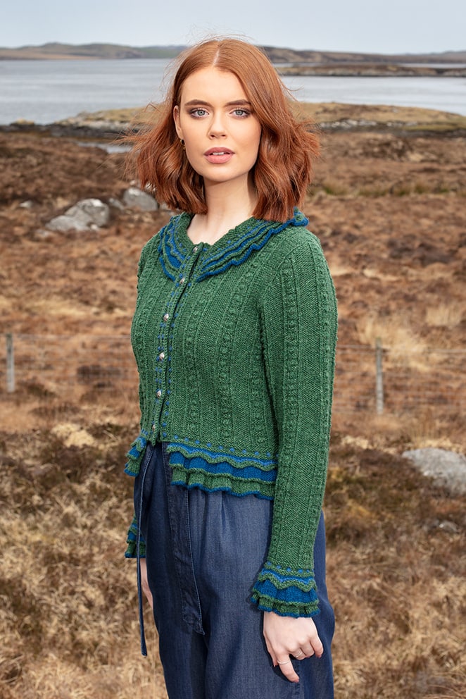 Mary Queen of Scots hand knitwear design from the book Tudor Roses by Alice Starmore