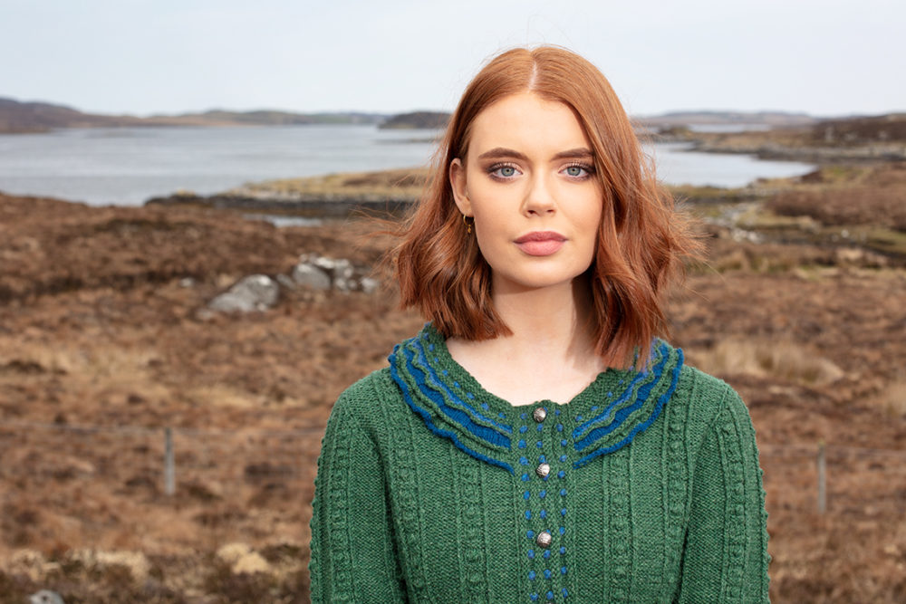 Mary Queen of Scots hand knitwear design from the book Tudor Roses by Alice Starmore