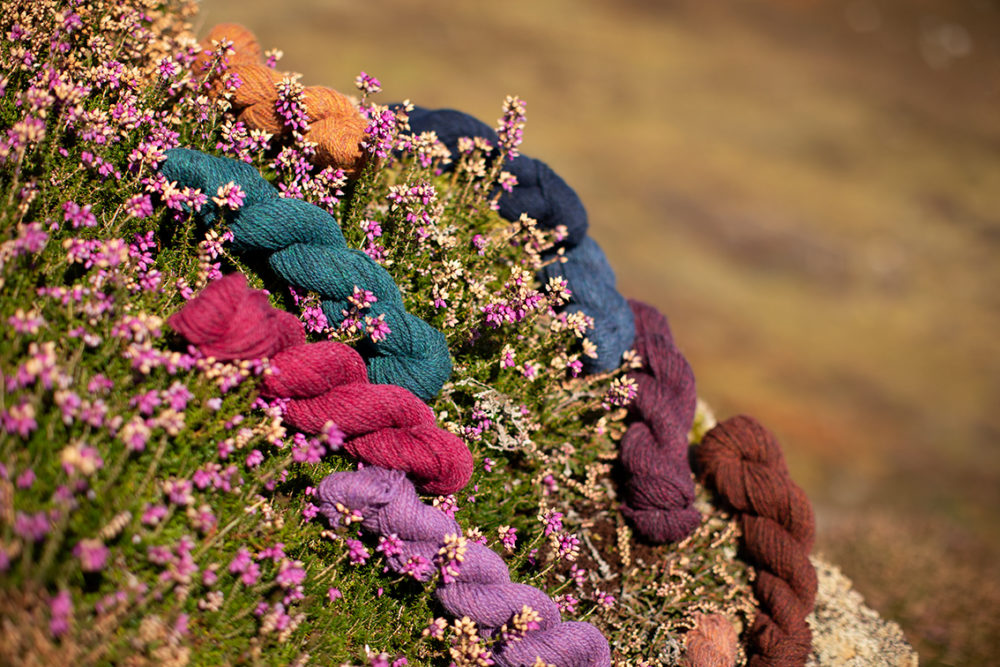 Hebridean 2 Ply Moorland Colours by Alice Starmore